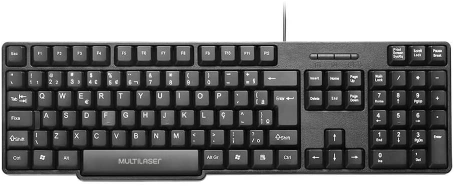 Imagem: Teclado Multilaser Slim com Fio Multilaser TC213