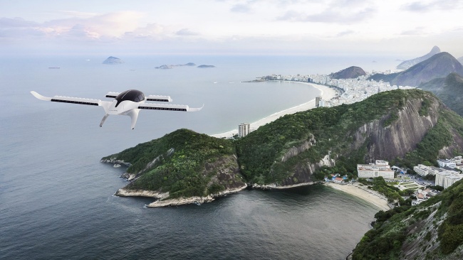 O eVTOL da Azul deverá voar em todo o Brasil.