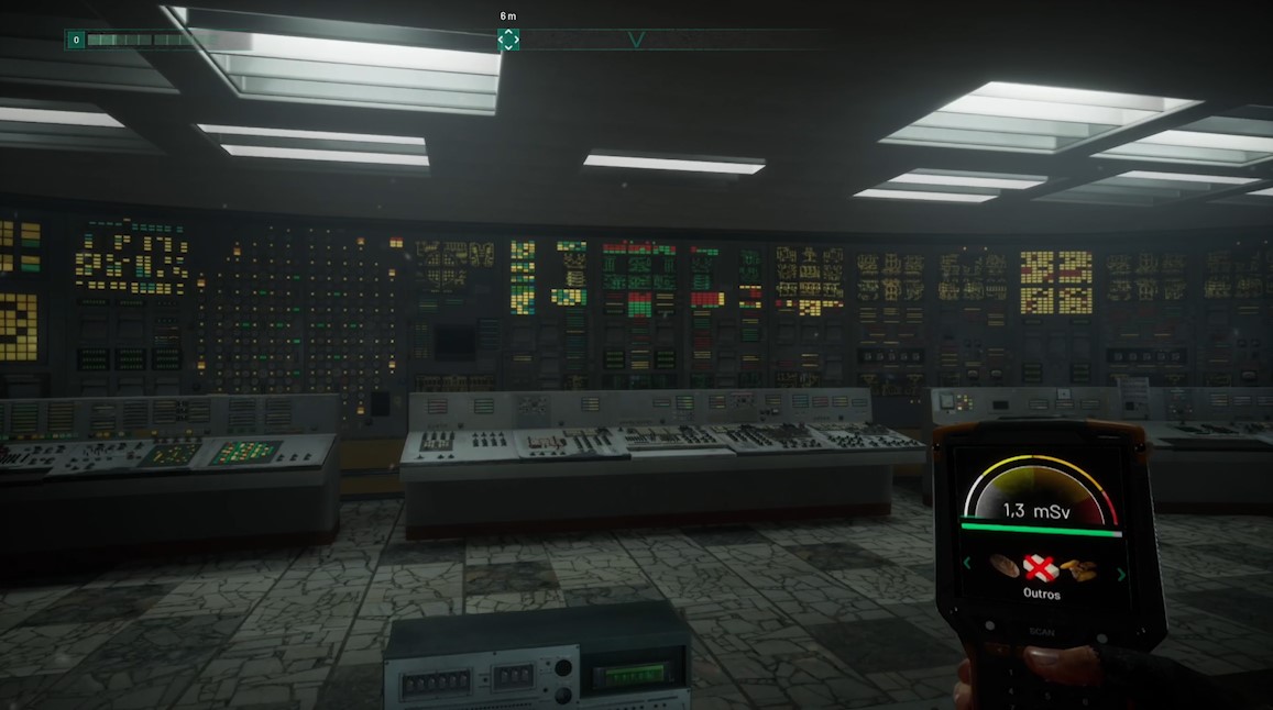 A famosa Sala de Controle de Chernobil está presente no game