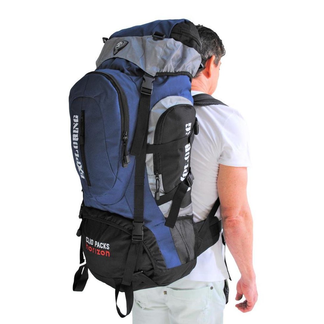 Imagem: Mochila para trilha e camping, 70L, Exploring