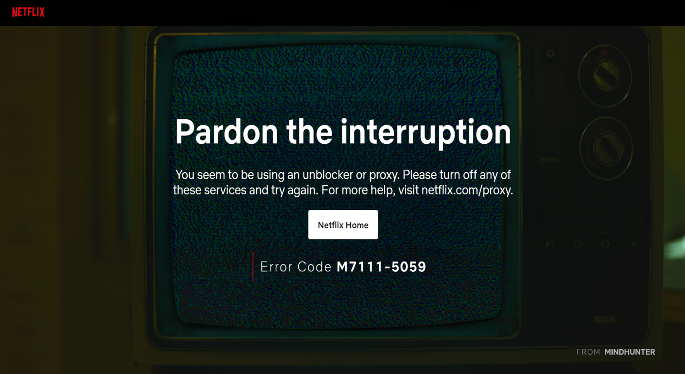 VPN é um dos principais “inimigos” da Netflix.