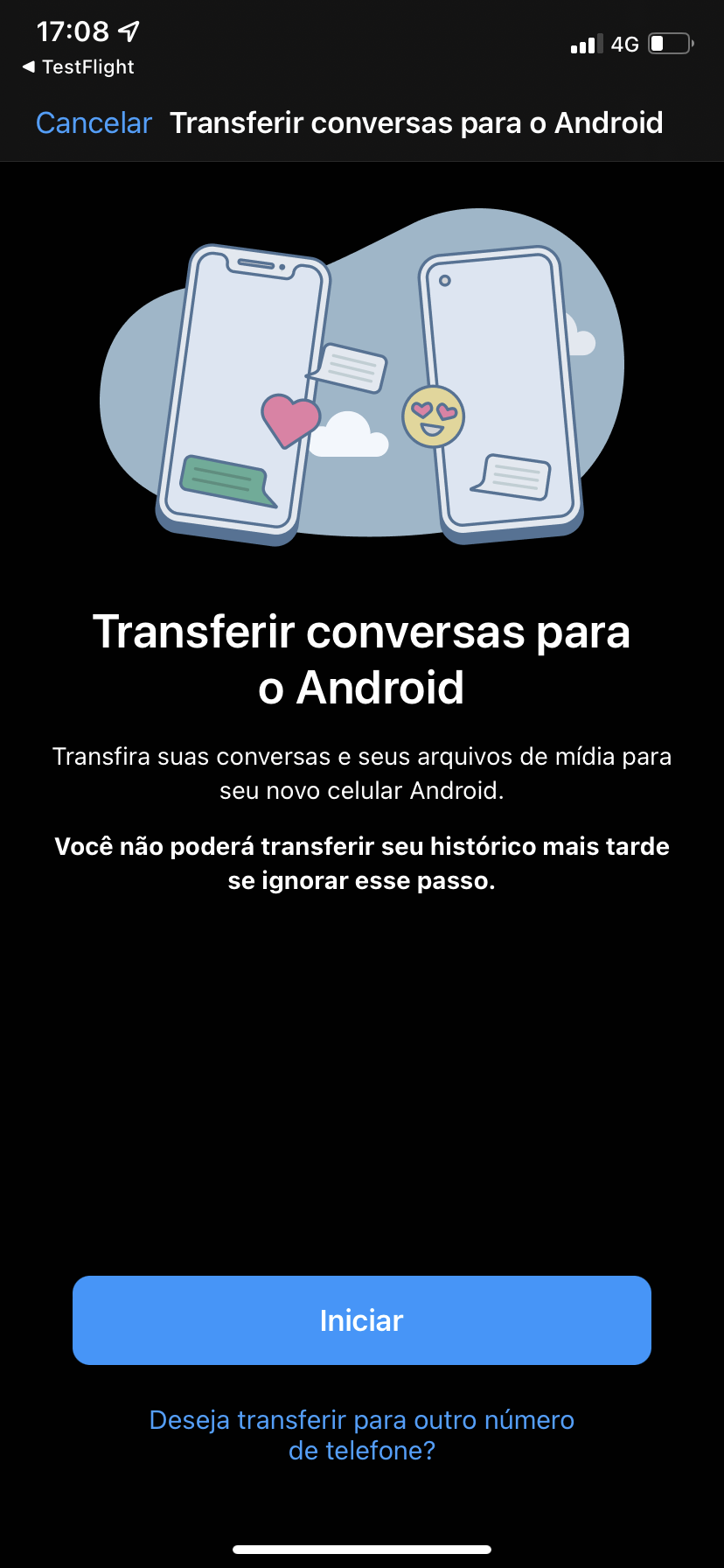 WhatsApp: transferencia de chat de Android lanzada en iOS