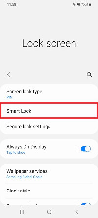 Para ativar o Smart Lock, é necessário cadastrar PIN ou senha antes. (Fonte: Samsung/Reprodução)