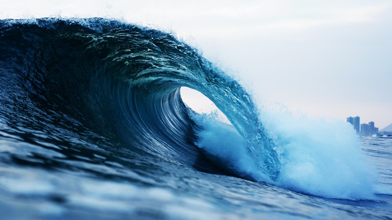 O potencial energético das ondas é imenso, sendo considerado uma fonte limpa e renovável. (Fonte: Pexels)