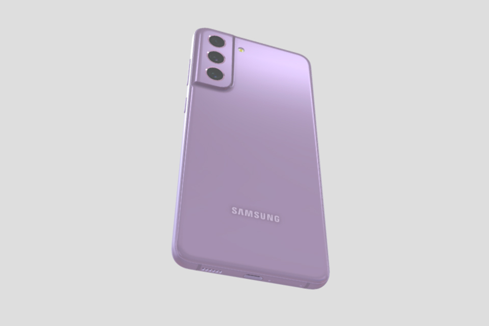 Galaxy S21 FE: renderizações 3D mostram celular em várias cores