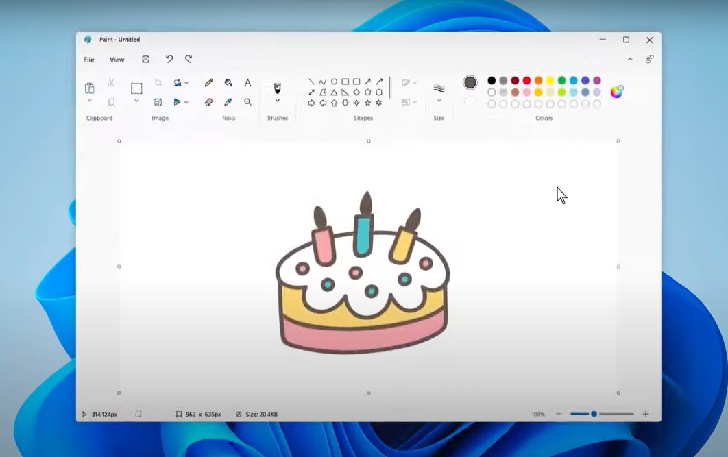 Paint ganha Modo Escuro e novo design no Windows 11