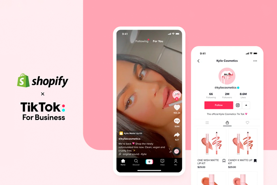 TikTok: parceria com Shopify permite compras dentro do app