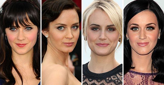 Zooey, Emily Blunt, Taylor Schilling and Katy Perry.