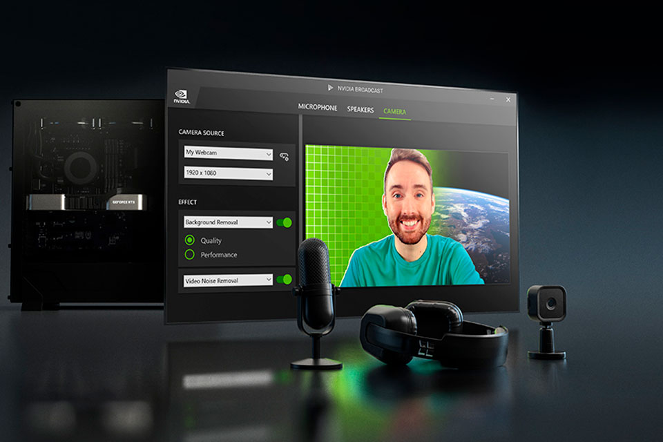 NVIDIA Broadcast recebe suporte para câmeras profissionais