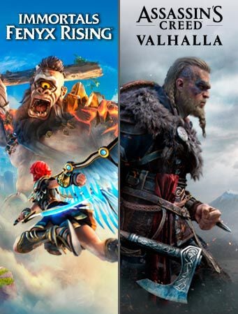 Imagem: Pacote Assassin's Creed Valhalla + Immortals Fenyx Rising, PC