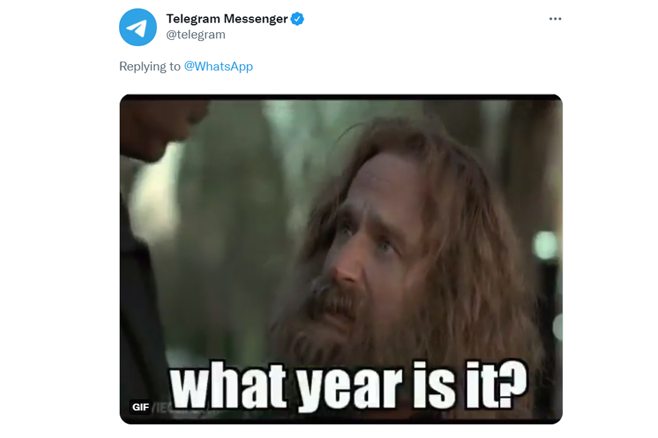 Telegram tira sarro do WhatsApp por novo recurso
