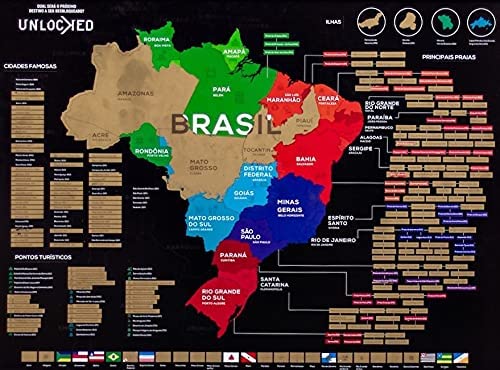 Imagem: Mapa do Brasil de Raspar, Unlocked