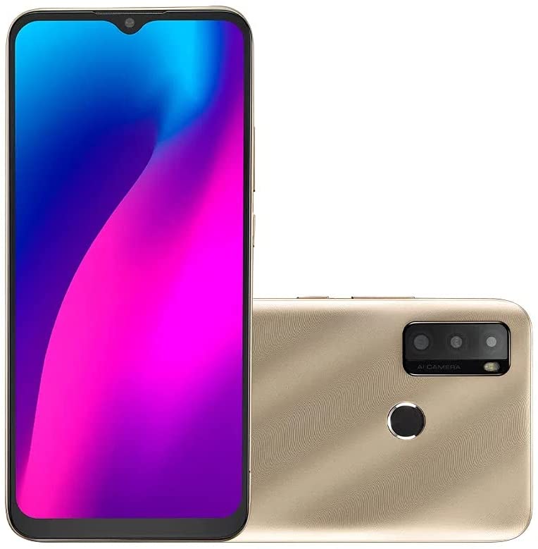 Imagem: Smartphone Multilaser G Max 2 Dourado 64GB