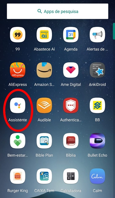 O app Assistente é outra forma de ativar o 