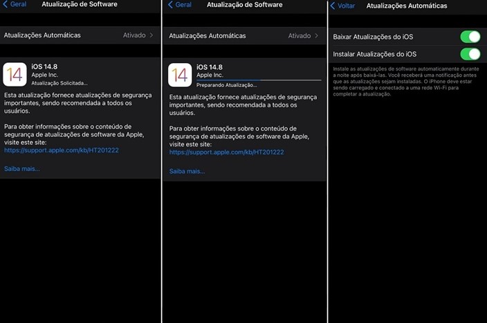 Atualizar iOS 15