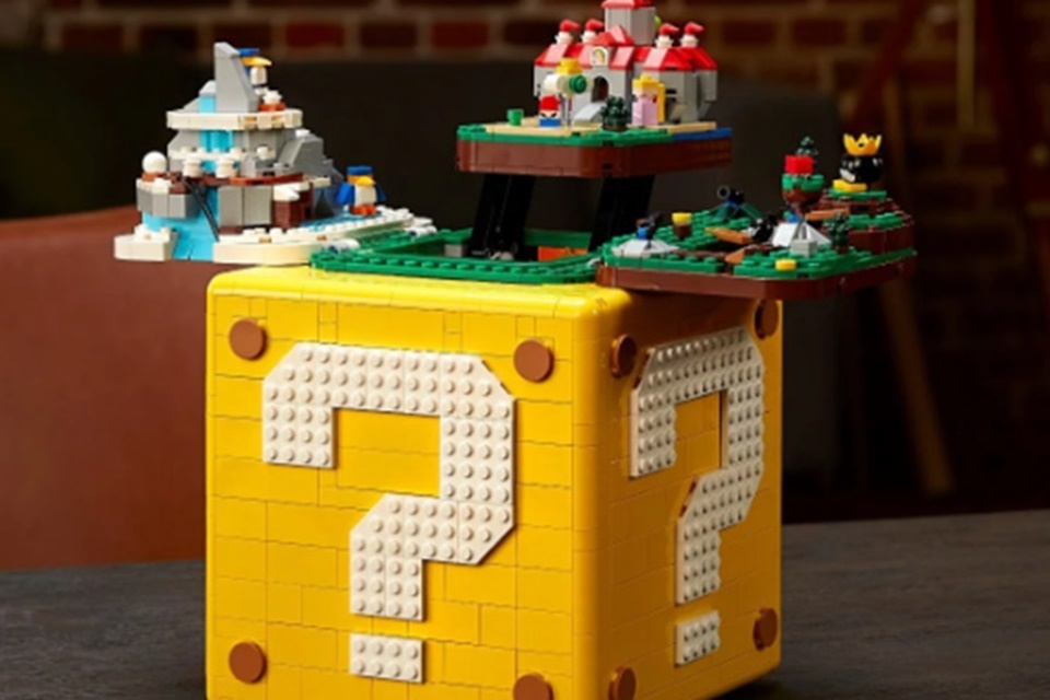 LEGO Mario tem conteúdo secreto em bloco de interrogação