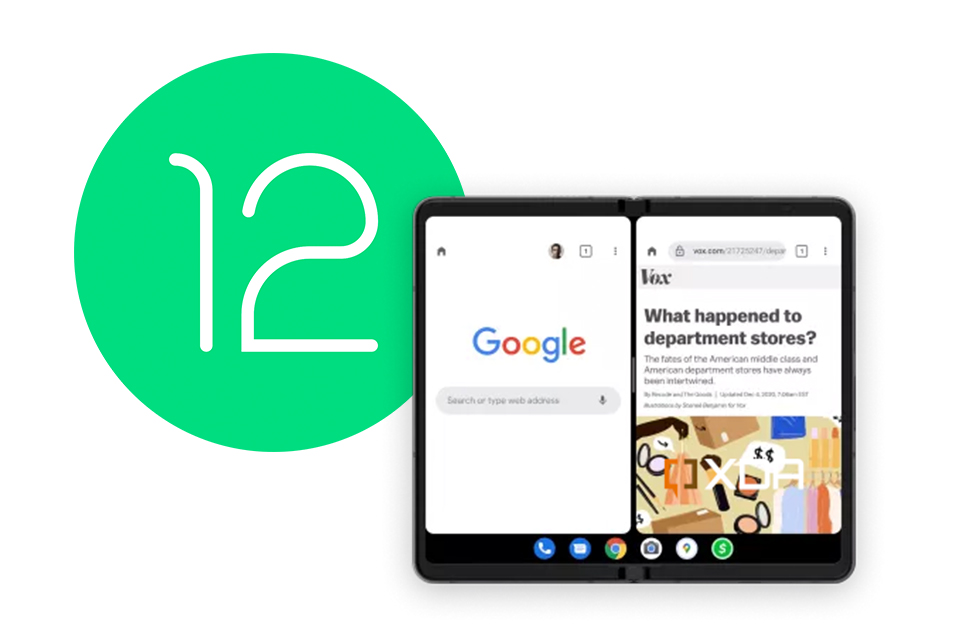 Android 12.1 deverá melhorar o uso de celulares dobráveis