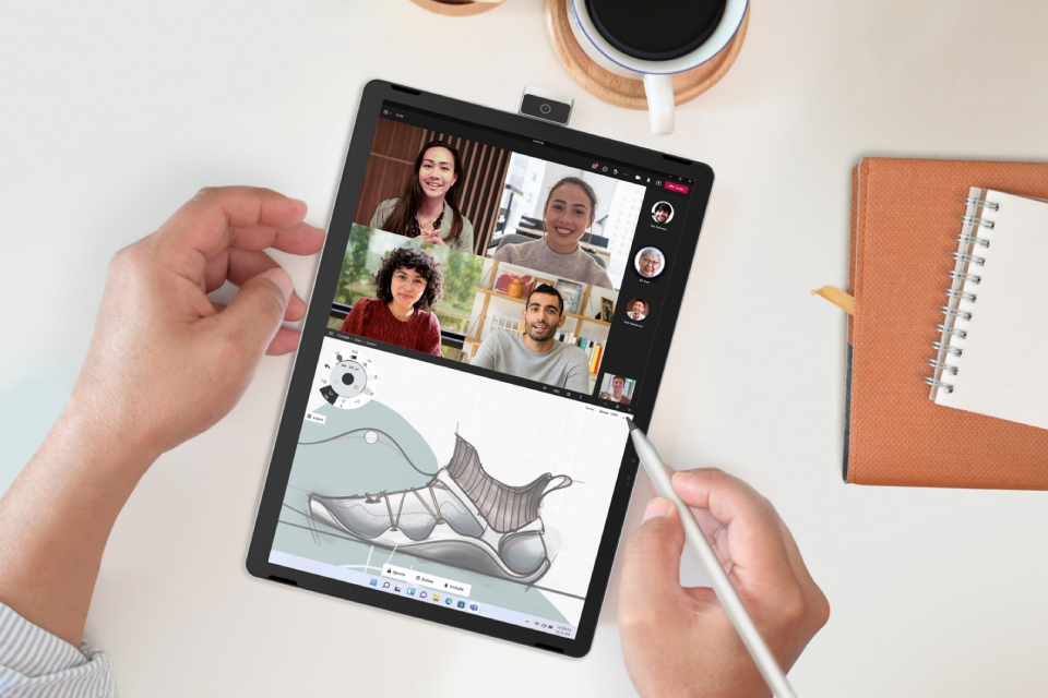 Windows 11: HP revela tablet com câmera giratória e notebook x360