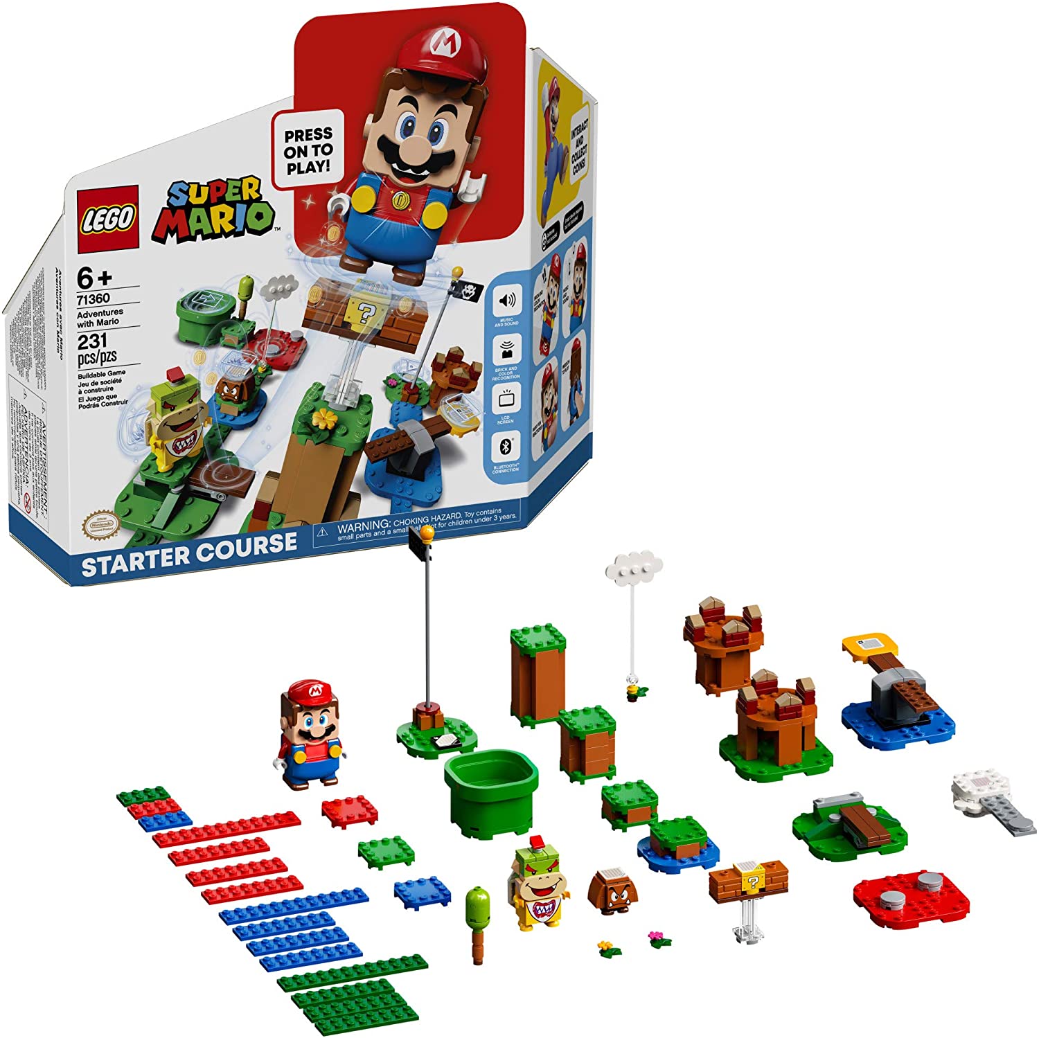 Imagem: Lego Super Mario Aventuras com Mario - Pack Inicial
