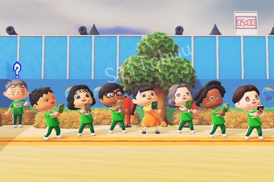Squid Game, a série Round 6, é recriada em Animal Crossing!