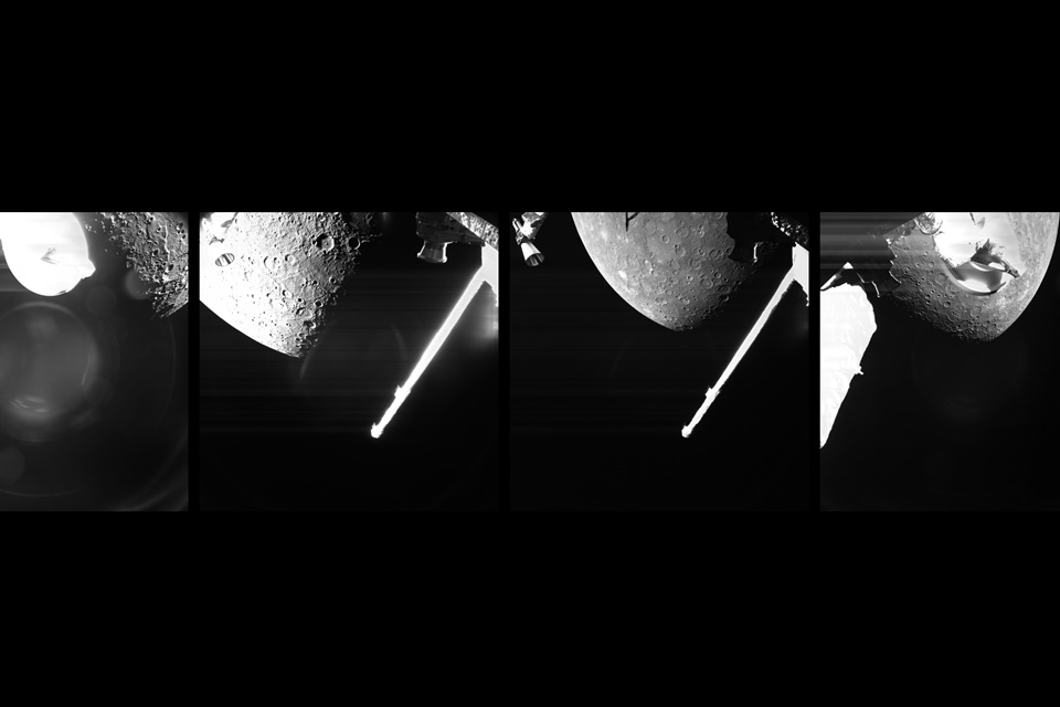 Missão espacial BebiColombo divulga primeiras imagens de Mercúrio; veja