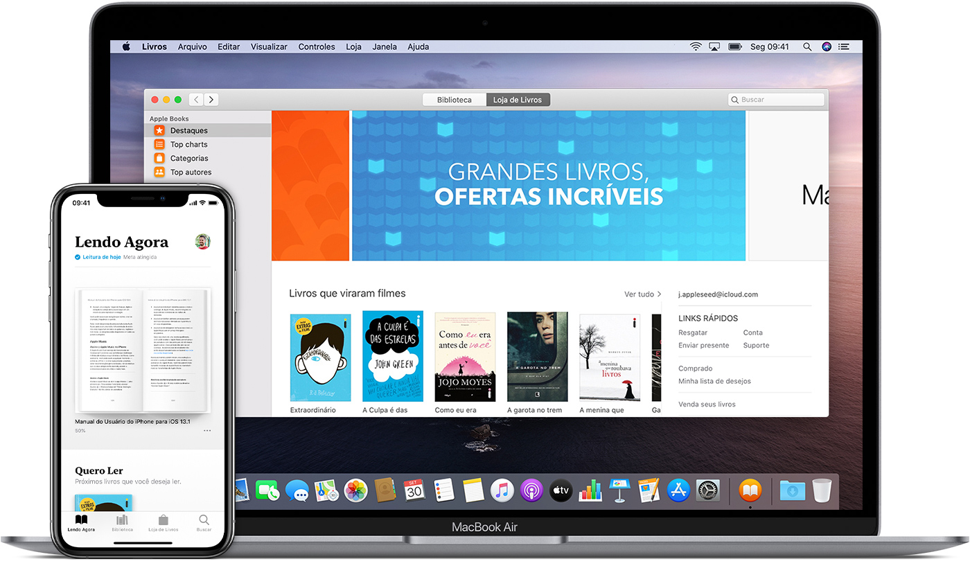 Apple Books gives you access to thousands of e-books