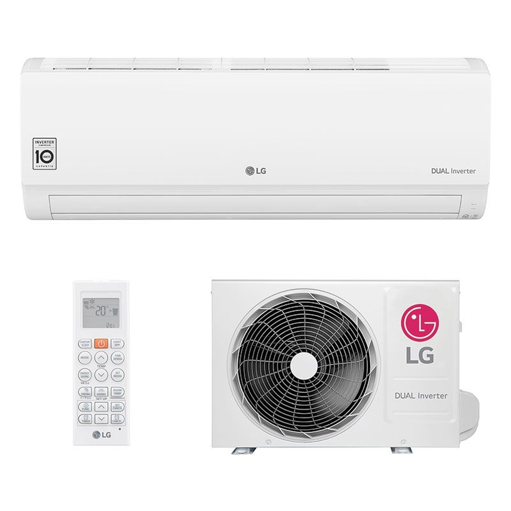 Imagem: Ar-Condicionado Split LG, 9000 BTUs, Quente/Frio, S4-W09WA51A