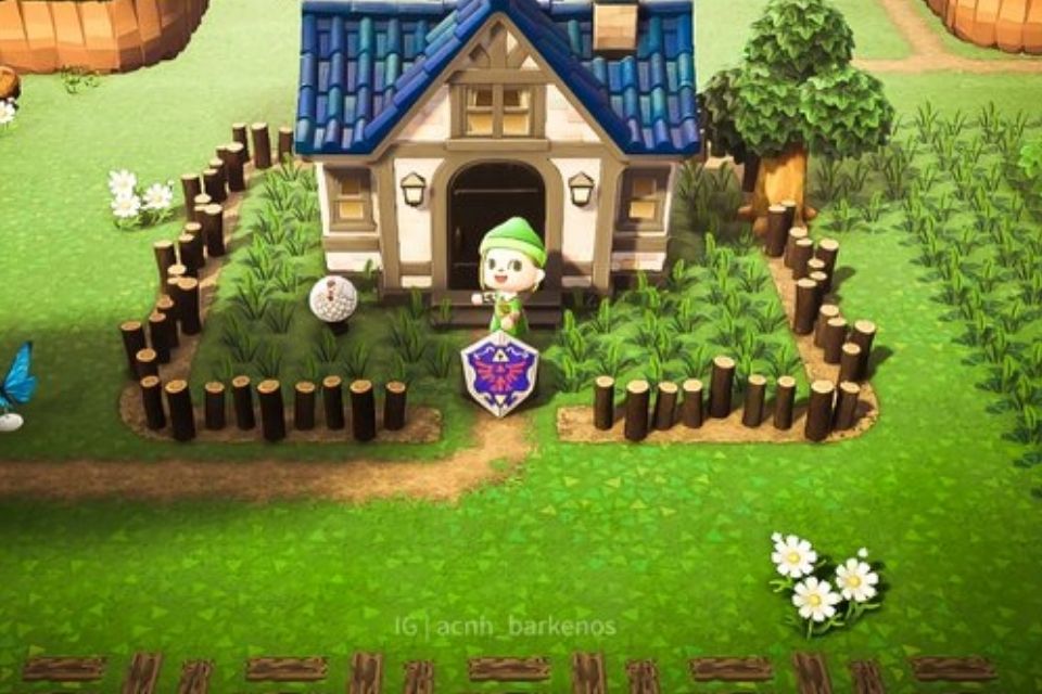 Jogadora de Animal Crossing recria vila de Zelda com muitos detalhes