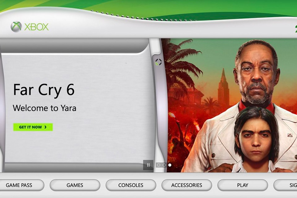 Xbox 20 anos: site oficial muda interface para comemorar aniversário