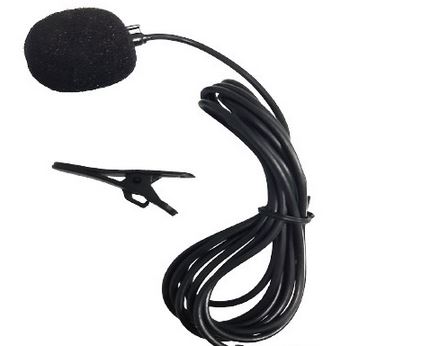 Imagem: Microfone de Lapela com entrada P2