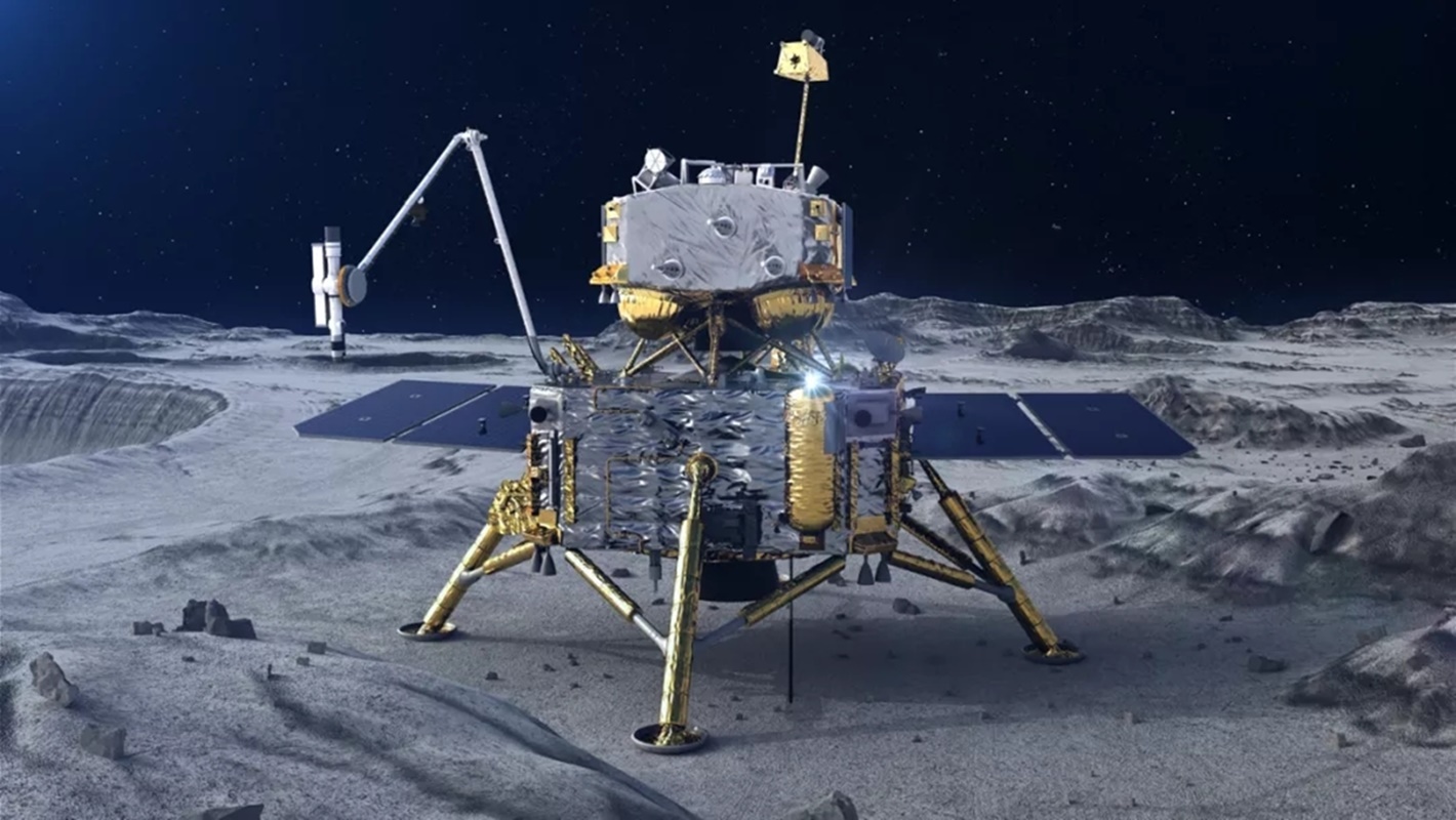Missão Chang'e-5 encontra indícios de atividade vulcânica recente na Lua