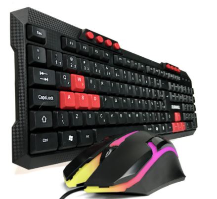 Imagem: Kit Teclado e Mouse Gamer DW