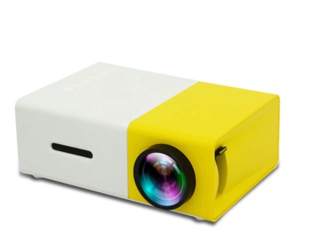 Imagem: Mini Projetor LED, 1080p, entrada USB