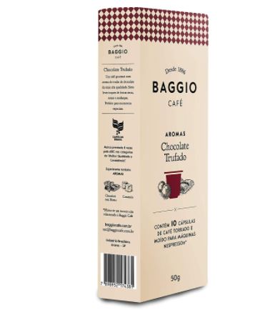 Imagem: Cápsulas de Café Aroma Chocolate Trufado, Baggio Café