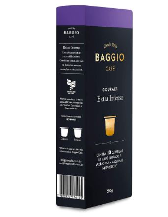Imagem: Cápsulas de Café Gourmet Extra Intenso, Baggio Café