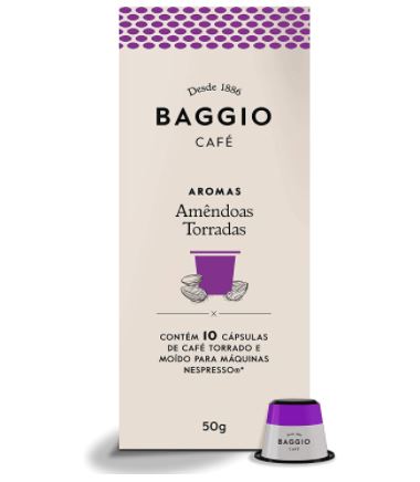 Imagem: Cápsulas de Café Aroma Amêndoas Torradas, Baggio Café
