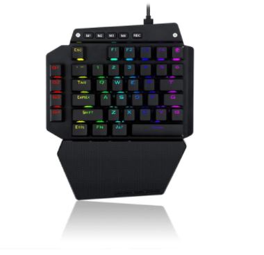 Imagem: Teclado Gamer Mecânico One Hand Redragon IDA K853