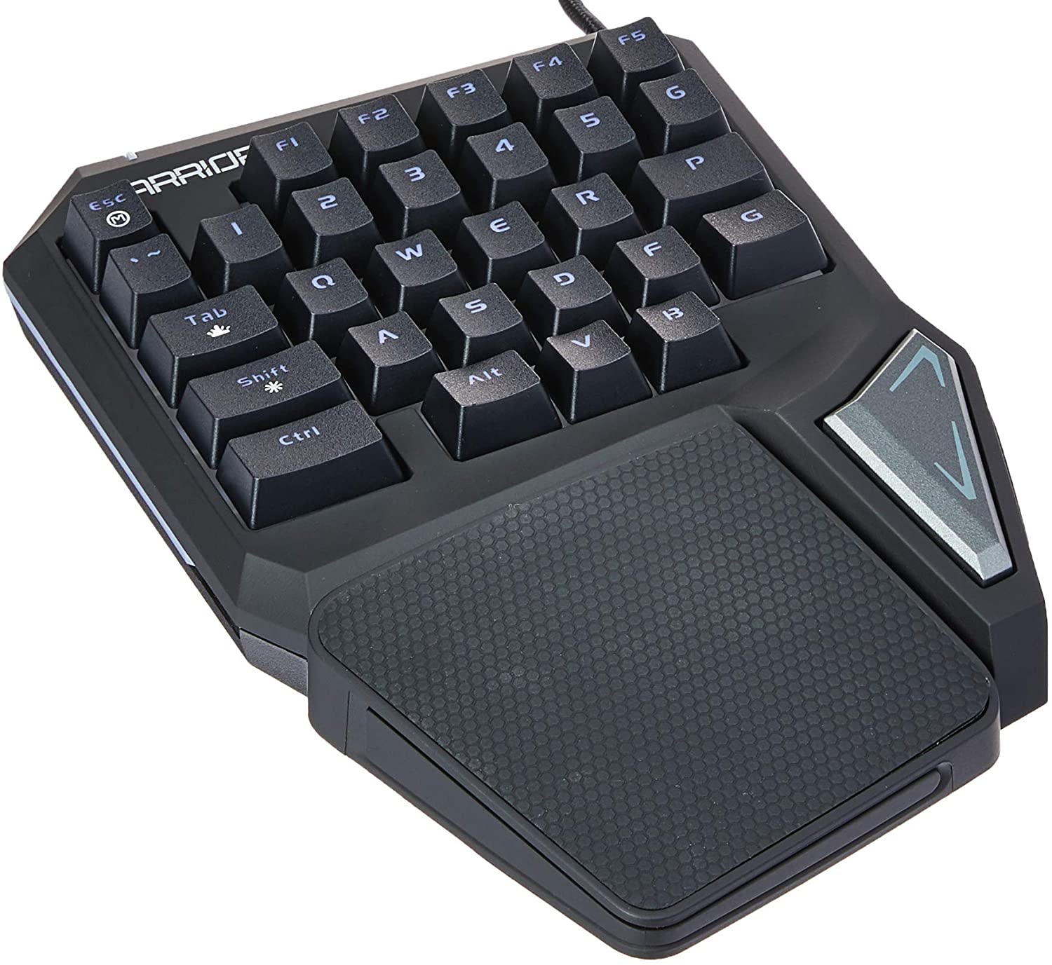 Imagem: Teclado Gamer Semi Mecânico Warrior One Hand Drugi