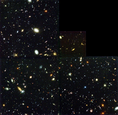 Hubble Deep Field image.