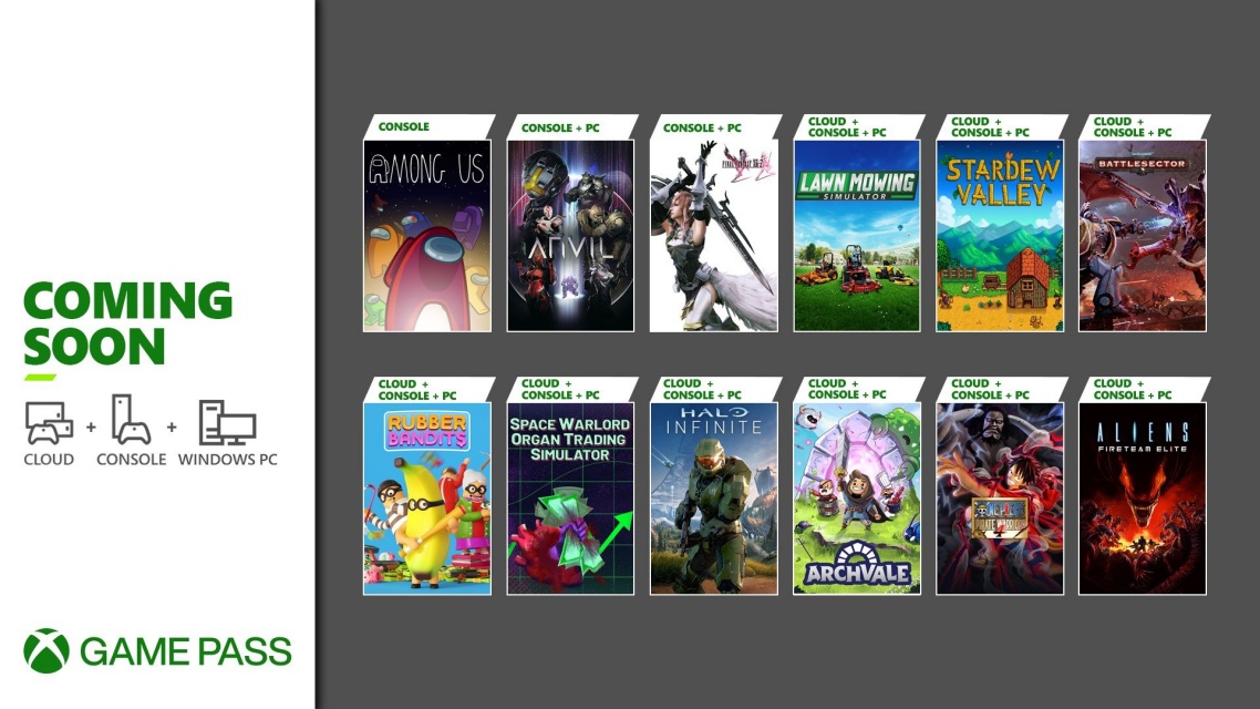 Game Pass de dezembro tem Halo Infinite, One Piece, Stardew Valley e mais
