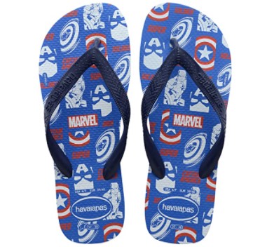 Imagem: Chinelo Havaianas Marvel Logomania