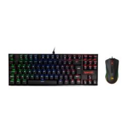 Imagem: Kit Gamer Redragon com Teclado Mecânico Kumara e Mouse Cobra M711