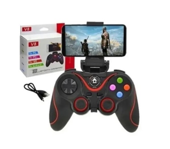 Imagem: Controle de Jogo Gamepad V8
