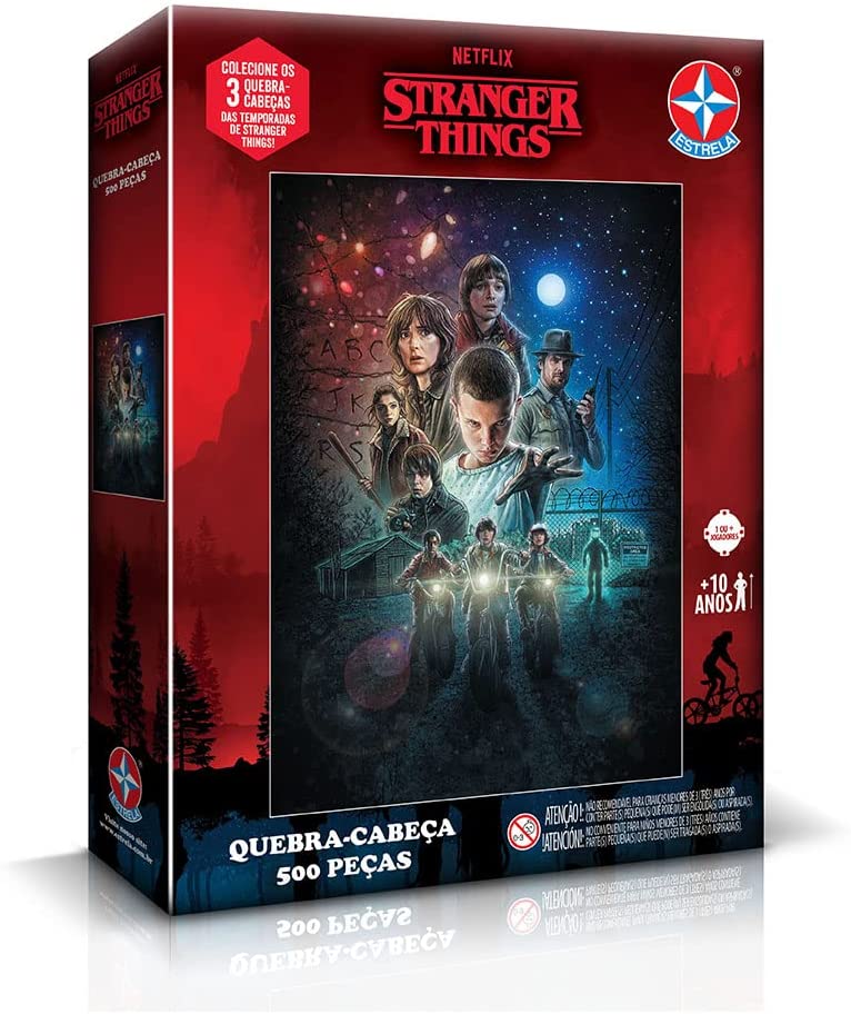 Imagem: Quebra-cabeça, Stranger Things, 500 peças