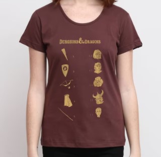 Imagem: Camiseta Matching Game Caverna do Dragão
