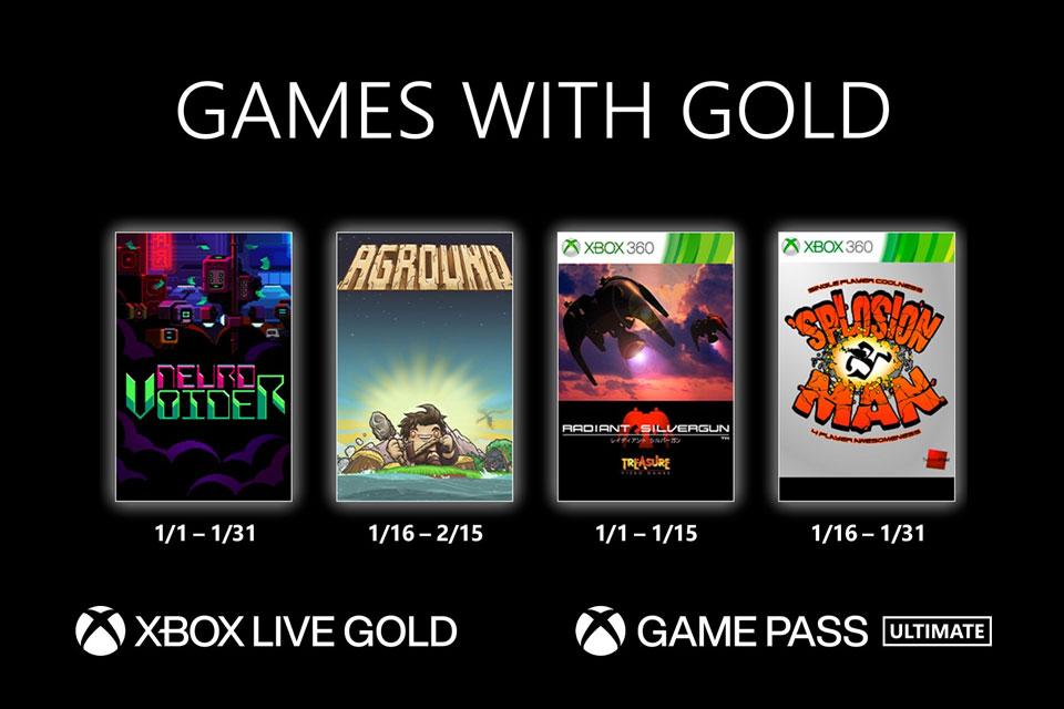 Xbox: veja quais jogos chegam ao Games with Gold em janeiro de 2022