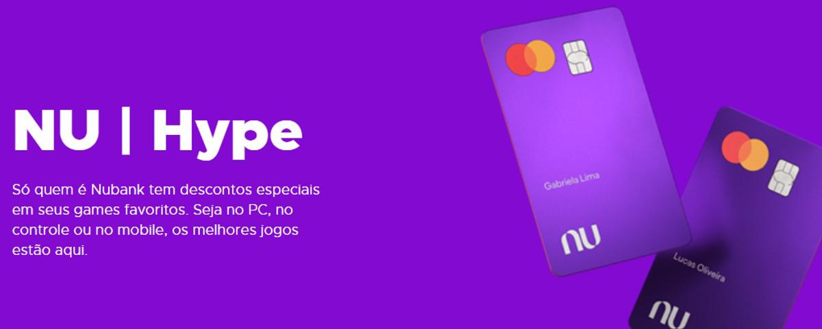 O Hype Games firmou parceria com o Nubank para trazer mais descontos em jogos