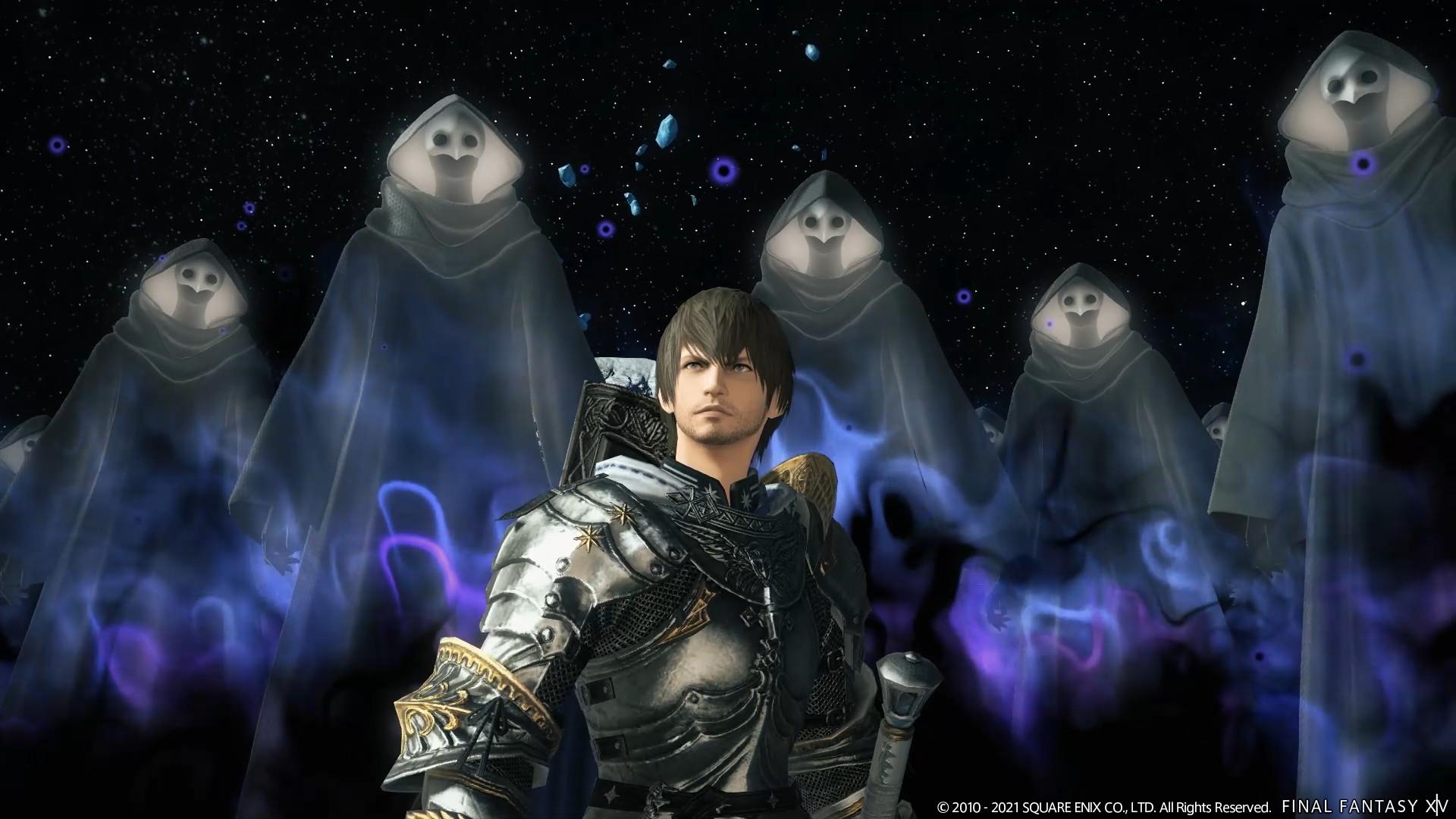 O avatar no centro dessa imagem representa o personagem do jogador.