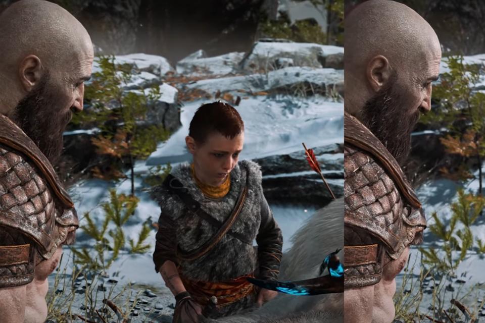 God of War: vídeo compara visuais do PS5 vs. PC