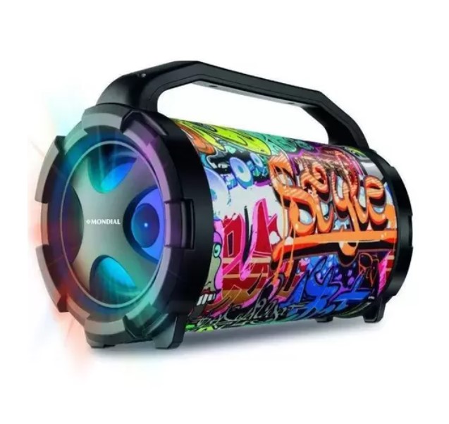 Imagem: Caixa de Som Bluetooth Mondial Thunder X Double Extreme
